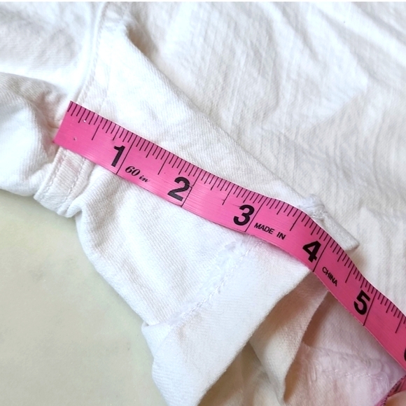Madewell high waist cuffed white shorts Size 28 - Picture 9 of 15